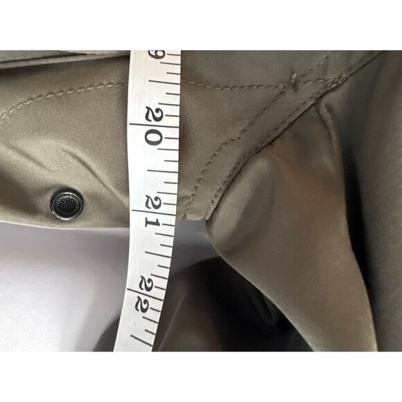 S13 Full Zip Faux-Fur Hood Canyon Parka Coat Military Green Women's Size Large - Picture 11 of 12